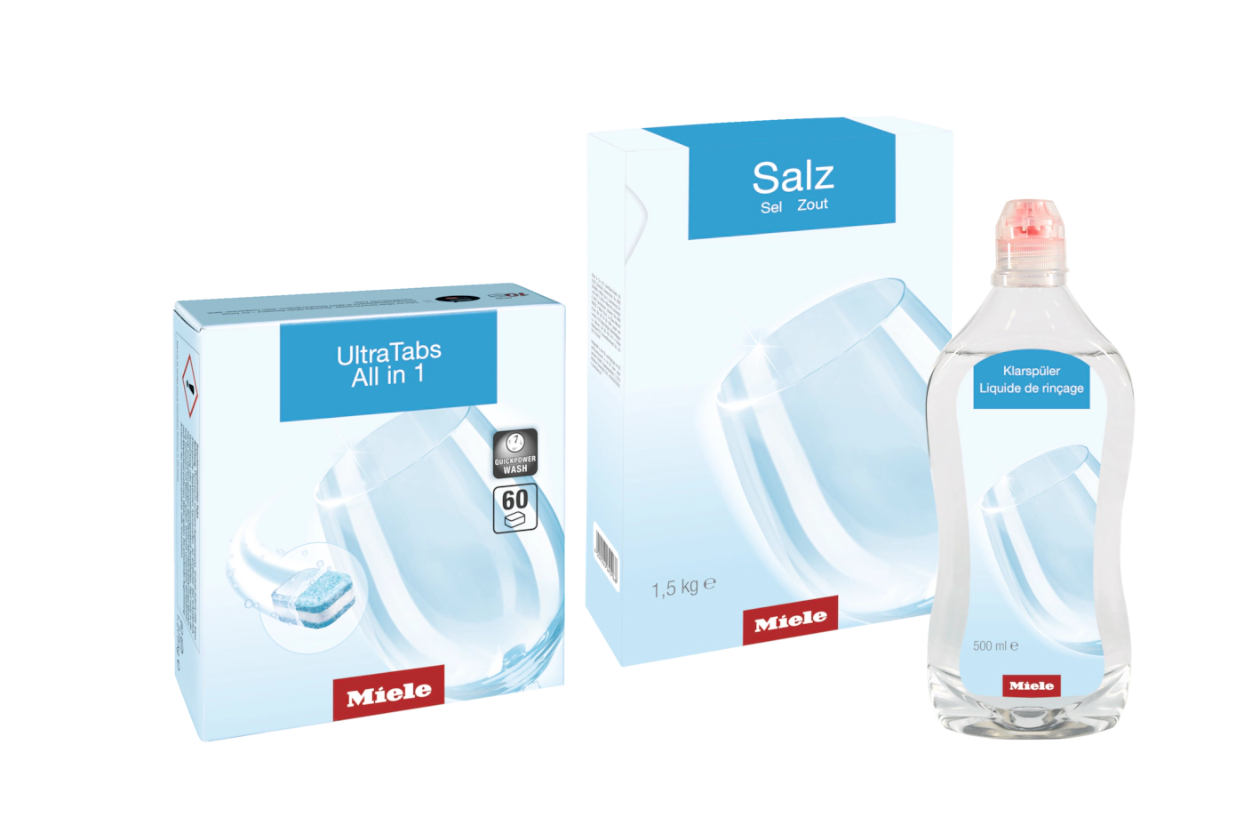 Стартовый набор для посудомоечных машин All in One Set Miele купить в Омске | Всегда в наличии! | Артикул 11530080 | Официальный сайт