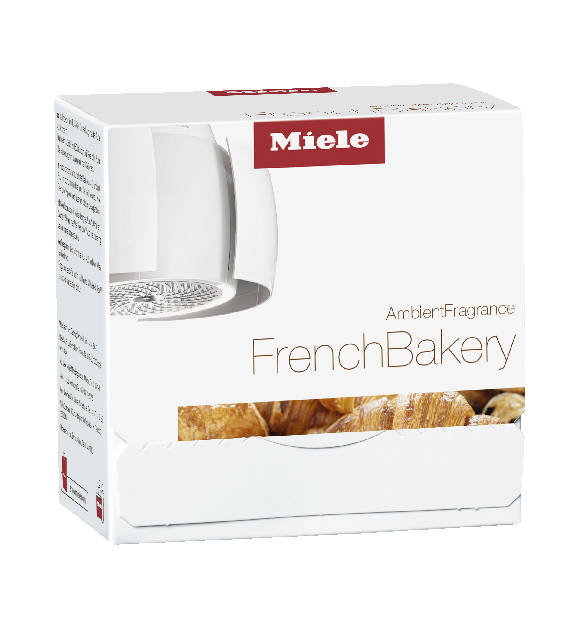 Ароматизатор для вытяжки Aura FrenchBakery AF FB 151 L Miele в официальном магазине Miele в Омске, доставка в пределах Омска и России. Артикул 11385860. Лучшие цены, самый большой каталог в России, техника в наличии, быстрая доставка. Ароматизатор для вытяжки Aura FrenchBakery AF FB 151 L Miele купить в Омске | Всегда в наличии! | Артикул 11385860 | Официальный сайт