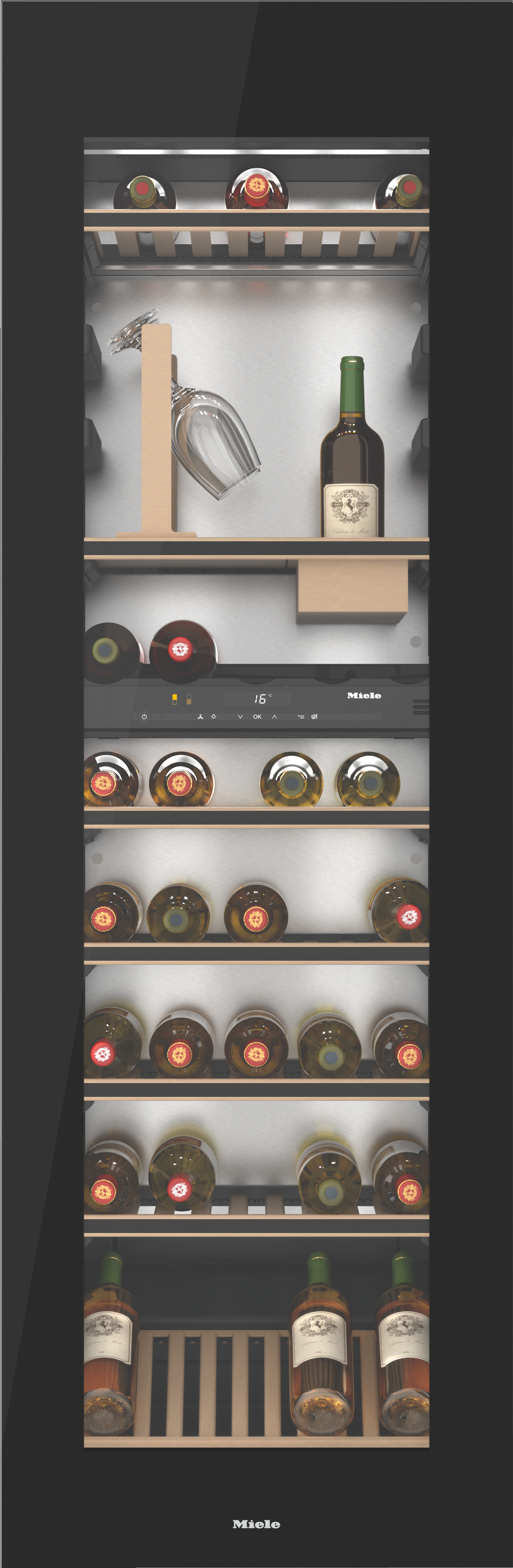 Миле Винный холодильник KWT 6722 iGS-1 obsw чёрный обсидиан Miele Миле Винный холодильник KWT 6722 iGS-1 obsw чёрный обсидиан Miele