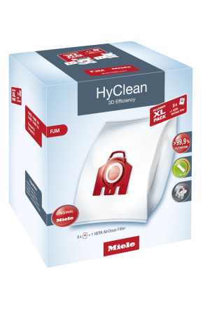 Комплект мешков пылесборников Allergy XL Pack 2 HyClean FJM + фильтр HA 50 Miele купить в Омске | Всегда в наличии! | Артикул 10632910 | Официальный сайт