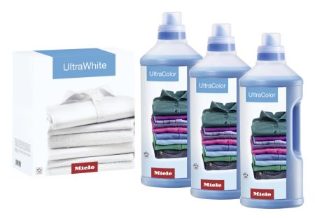 Набор моющих средств для стиральных машин 3хUltraColor + 1хUltraWhite Miele купить в Омске | Всегда в наличии! | Артикул 11347740 | Официальный сайт