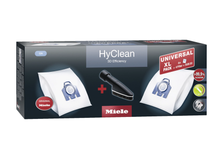 Комплект мешков-пылесборников Universal XL pack HyClean 3D GN Miele купить в Омске | Всегда в наличии! | Артикул 11476550 | Официальный сайт
